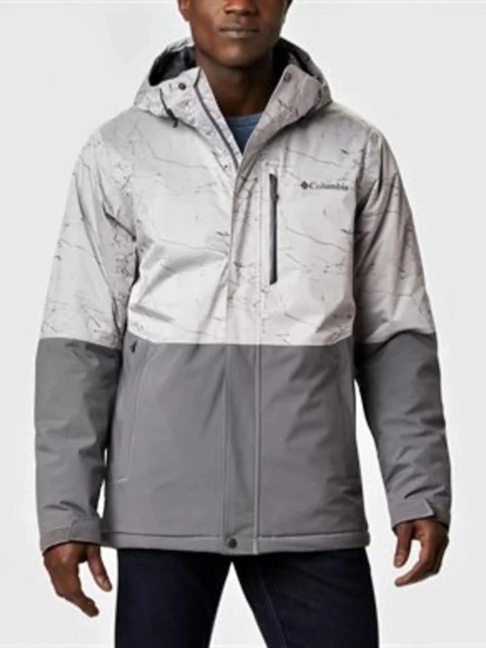 Columbia Men's Whirlibird IV Interchange Jacket Gray & White